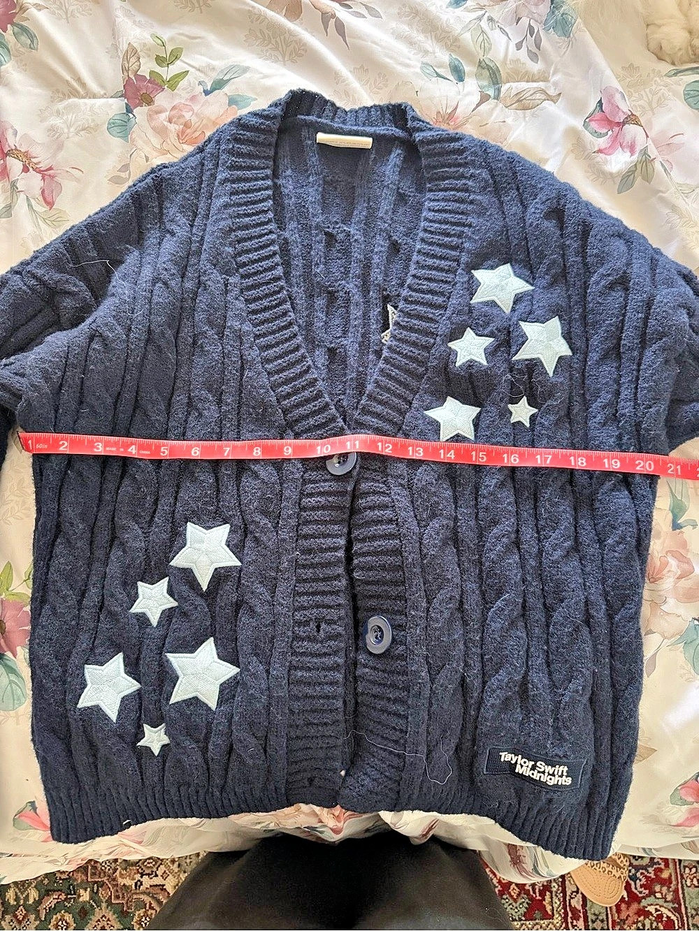 Taylor Swift Midnights cardigan Star Cardigan in Blue Size M/L
